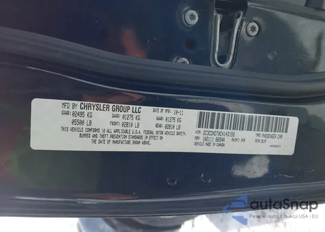 2012 Dodge Charger R/T из США, поврежденный, VIN 2C3CDXDT0CH143159